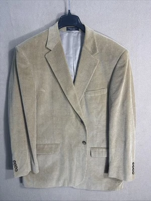 Haspel 46R Marrón Claro Ancho Pana de Ballena 100% Algodón 2 Botones Foto 1 de 4