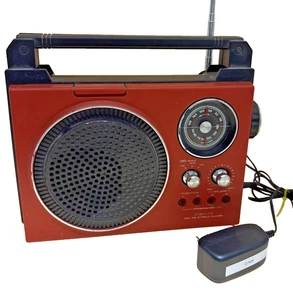 Groovy KMART 36-60 Portable AM FM radio 8-track player Boombox As Is Powers On - Picture 1 of 9