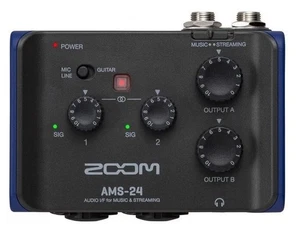 ZOOM USB-C Audio Interface 2-in/4-out AMS-24 - Picture 1 of 3