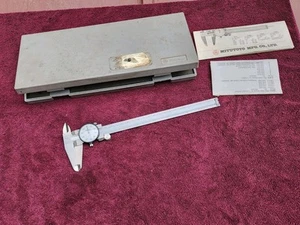 Mitutoyo Dial Caliper 505-644-50 8" Stainless Steel Shock Proof Made in Japan - Picture 1 of 8