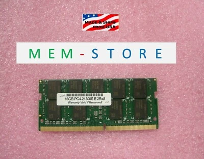 16GB ECC SODIMM DDR4 2666 MHz KSM26SED8/16MR Compatible Replacement RAM Memory - Image 1 of 4