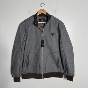 Pulo LCS Overcoat 54 (44 US) Mens Solid Gray Coat Wool NWT - Picture 1 of 7