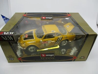 TA709 BURAGO 1/16 1:16 ALPINE A110 1600S TOUR CORSE 1973 #5 REF 3391 - Photo 1/4