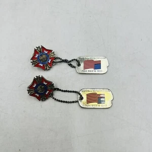 Sehr guter Erhaltungszustand Pin Lot God Bless MA Friends For Life Neuroblastom Wohltätigkeitssammler - Bild 1 von 6