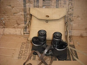 WW2 REL Canada 6x30 range finde rbinoculars in 1941 webbing case - Picture 1 of 7