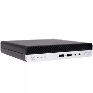 HP Desktop HP i3 Desktop Computer Mini PC 8GB RAM 240GB SSD Windows 10 Pro Wi-Fi - Picture 1 of 6