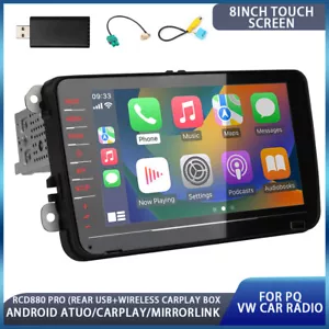 8 pulgadas RCD330 2 880 PRO radio de coche estéreo inalámbrica Carplay Android coche para VW - Imagen 1 de 21