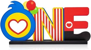 Plim Plim One Letter Sign Wood Table Centerpiece 1pcs Circus Clown Plim Plim The - Picture 1 of 2