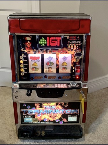 TERMINATOR PACHISLO CASINO SCHWARZENEGGER SLOT MACHINE | eBay