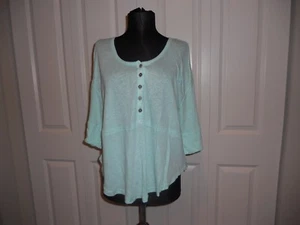 CAMISETA CORTA OVERSIZE FREE PEOPLE NUEVA CON ETIQUETAS EN INVIERNO TALLA MEDIANA - Imagen 1 de 12