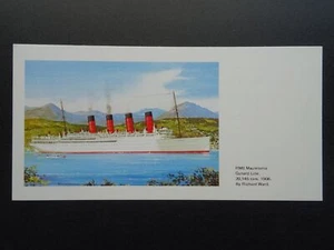 Cunard Line R.M.S. MAURETANIEN 1906 um 1980 Postkarte von Noel Tatt Ltd. - Bild 1 von 2