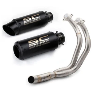 Slip for Yamaha YZF-R7 MT-07 FZ07 Exhaust System Muffler Tips Front Header Pipe - Picture 1 of 4