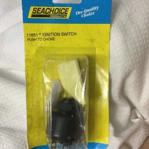 Seachoice 3-Position Push to Choke Ignition Starter Switch 11651 Open Box 20 Amp - Bild 1 von 7