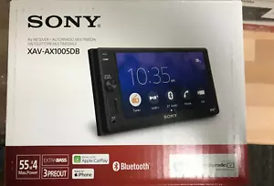 Sony XAV-AX1005DB 6.2" Mechless DAB CarPlay USB & Bluetooth Car Stereo USED - Picture 1 of 8