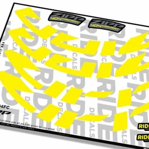 Zipp 404 Firecrest 2022 Rim Decals - Yellow - Licensed by Zipp - Picture 1 of 3