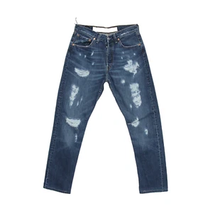 Levi's 501 Regular W31 L34 Used ( Cod. E2252) Denim Unisex Red Tab Shrink - Picture 1 of 11