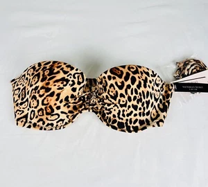 Victoria's Secret Bikini Badeanzug Oberteil 32 C Small Badeanzug Animal Print NEU - Bild 1 von 4