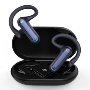 Bluetooth Headset Twins Wireless Earphones Earbuds Stereo Headphones Ear Hook - Picture 1 of 14