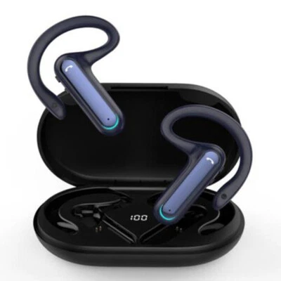 Bluetooth Headset Twins Wireless Earphones Earbuds Stereo Headphones Ear Hook - Image 1 of 4