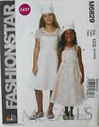 McCalls 6829 Fashion Star Easy Girl's Dresses Sewing Pattern Sz 3-4-5-6