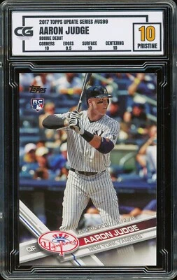 2017 Topps Update #US99 ~ ROOKIE New York Yankees ~ Aaron Judge ~ CG 10 PRISTINE - Image 1 of 2