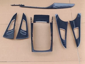 Audi A6 C7 4G S6 RS6 LHD CARBON FIBER Interior trim Insert Set Quattro NEW - Picture 1 of 11