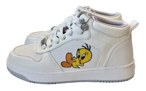 Aldo Tweety Bird Looney Tunes Sneakers Women's sz 9 NEW Warner Brothers Hi-Top - Picture 1 of 14