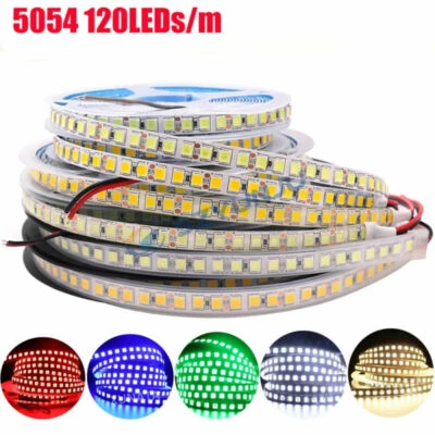 LED Strip Light 5054 2835 12V Flexible LED Stripe 5M 600LEDs 300LEDs Waterproof - Image 1 of 4