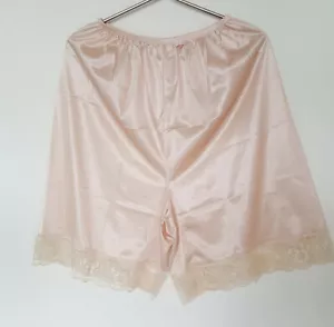 Plus Size XL Half Slip Nylon Under Skirt Pants Petticoat Lace Plump Soft Comfort - Picture 1 of 41