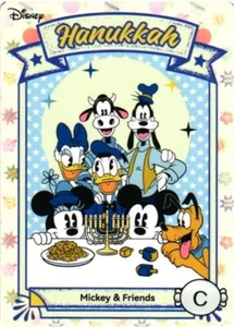 2024 Kakawow Disney Festivals JOY #HLDJBWE-49 Base 1 C Hanukkah Mickey & Friends - Picture 1 of 2