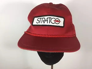 Cappello Stratco vintage cinturino berretto posteriore rosso - Foto 1 di 8