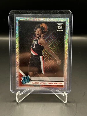 2019-20 DONRUSS OPTIC nassir little rc silver choice mojo blazers unc #154 - Image 1 of 2