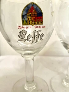 LEFFE Belgian Beer stemmed Goblets, Abbaye de Abdij van Leffe, 25 cl - Picture 1 of 6