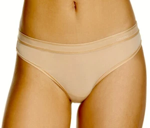 Panty brasileño descarado desnudo segunda piel CALVIN KLEIN para mujer talla XS 4 XL 8 - Imagen 1 de 11