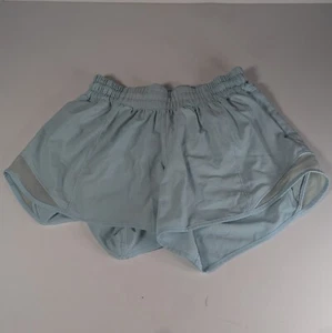 Lululemon Hotty Hot Short II Size 4 Tall EUC Light Blue - Picture 1 of 8