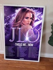 Jennifer Lopez JLO LIVE Summer Tour 2024 This Is Me Now Plakat wystroju domu