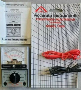Medidor analógico multiprobador de lote antiguo multímetro ohmio. Probador de circuitos eléctricos - Imagen 1 de 4