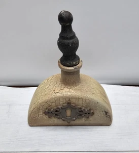 Abbeyville half moon glass bottle Decanter Rustic potion home decor - Picture 1 of 8