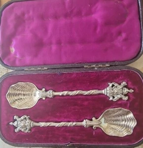Antike Mappin Bros FCCH Silber Löffel 1883 Worshipful Company of Salters selten - Bild 1 von 2