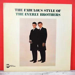 2015 Re-issue EVERLY BROTHERS 'The Fabulous Style Of' 33rpm (NM) Vinyl Record - Foto 1 di 6