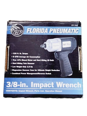 Llave de impacto Florida Pneumatic Composite 3/8"" Foto 1 de 4