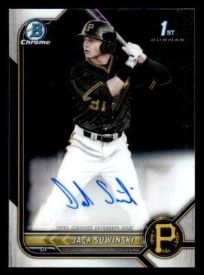 Jack Suwinski 2022 Bowman #CPA-JS Chrome Prospect Autographs - Image 1 of 2