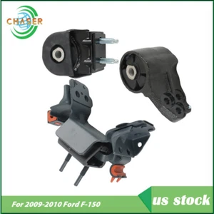 Fit For Ford F-150 2009-2010 4.6L 3 Valve/5.4L 4WD Auto Engine & Trans mount Kit - Picture 1 of 13