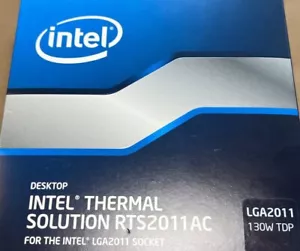 Intel Air Cooled Thermal Solution RTS2011AC = LGA2011 Socket BXRTS2011AC SEALED - Picture 1 of 1