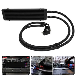 Large Dual Pass Bar & Plate Oil Cooler Kit For BMW 3Ser N54 335 335i E90 E93 - Picture 1 of 10