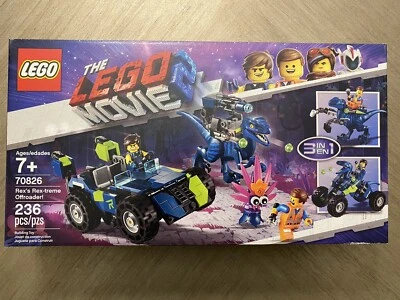 LEGO 70826 The LEGO Movie 2 Rex's Rex-treme Offroader! New Sealed - Image 1 of 2