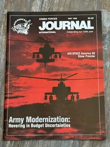 ARMED FORCES JOURNAL International Magazine - May 1988 - Air/Space America Show - Foto 1 di 1