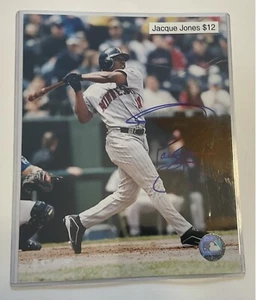 JACQUE JONES Autogramm Foto 8x10 signed Autogramm Minnesota TWINS Baseball - Bild 1 von 1