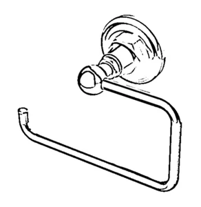 Graff G-9705-PB Camden Wall Mounted Euro Toilet Paper Holder, Polished Brass PVD - Picture 1 of 1