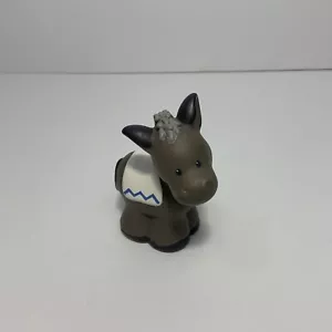 Vintage 2001 Fisher Price Little People Nativity Replacement Donkey Figure Toy - Picture 1 of 5